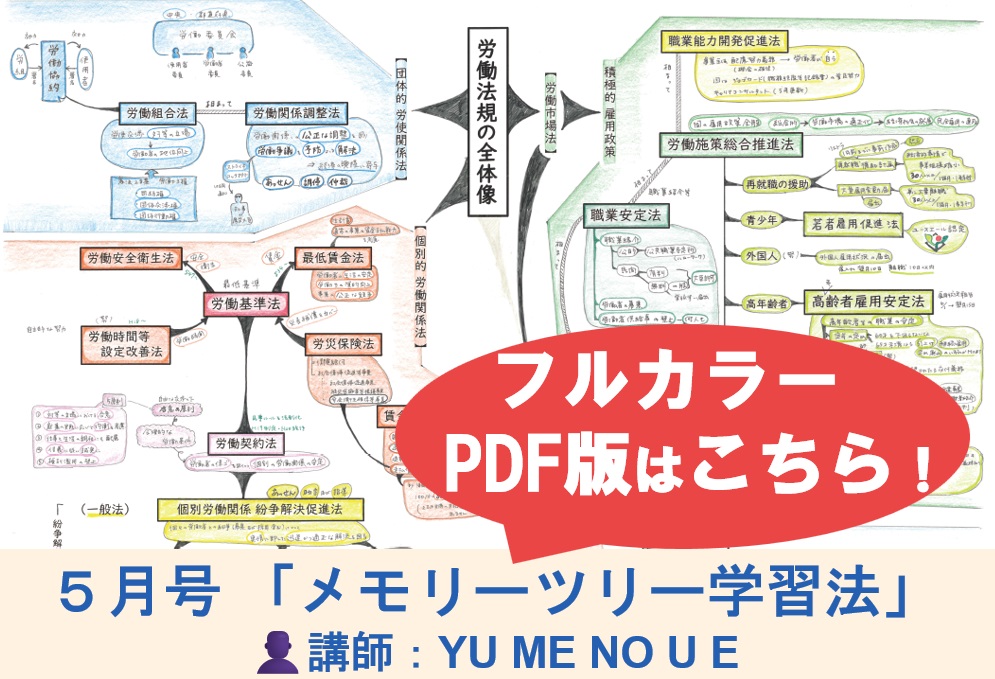 メモリーツリー学習法（第４回・労働法規の全体像）